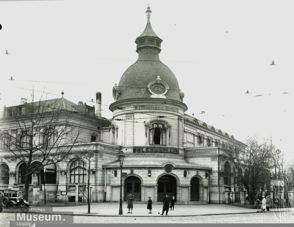 Fotografie Felsenkeller um 1930; Quelle: Statdtgeschichtliches Museum Leipzig